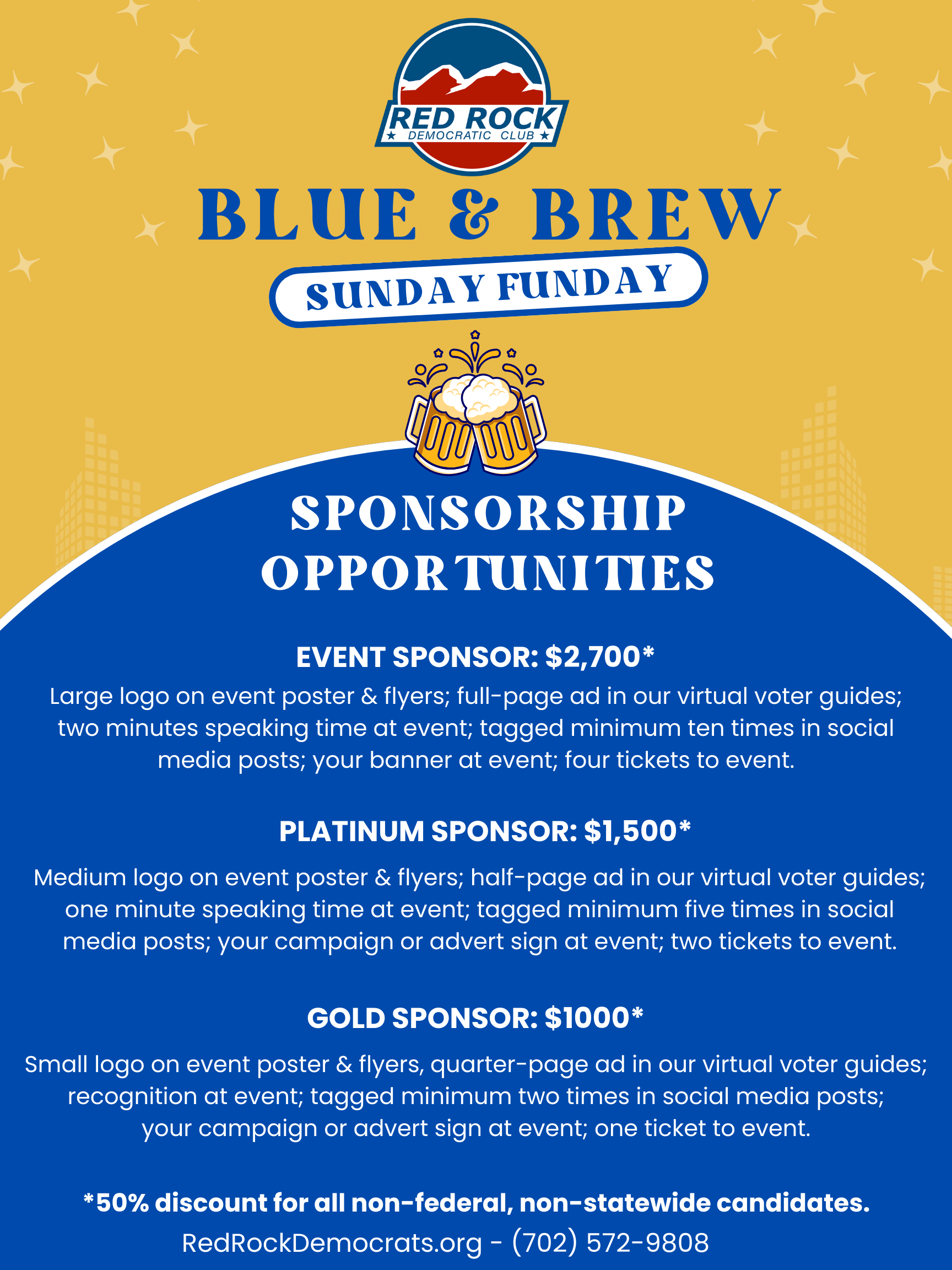 Blue & Brew Sponsor Page
